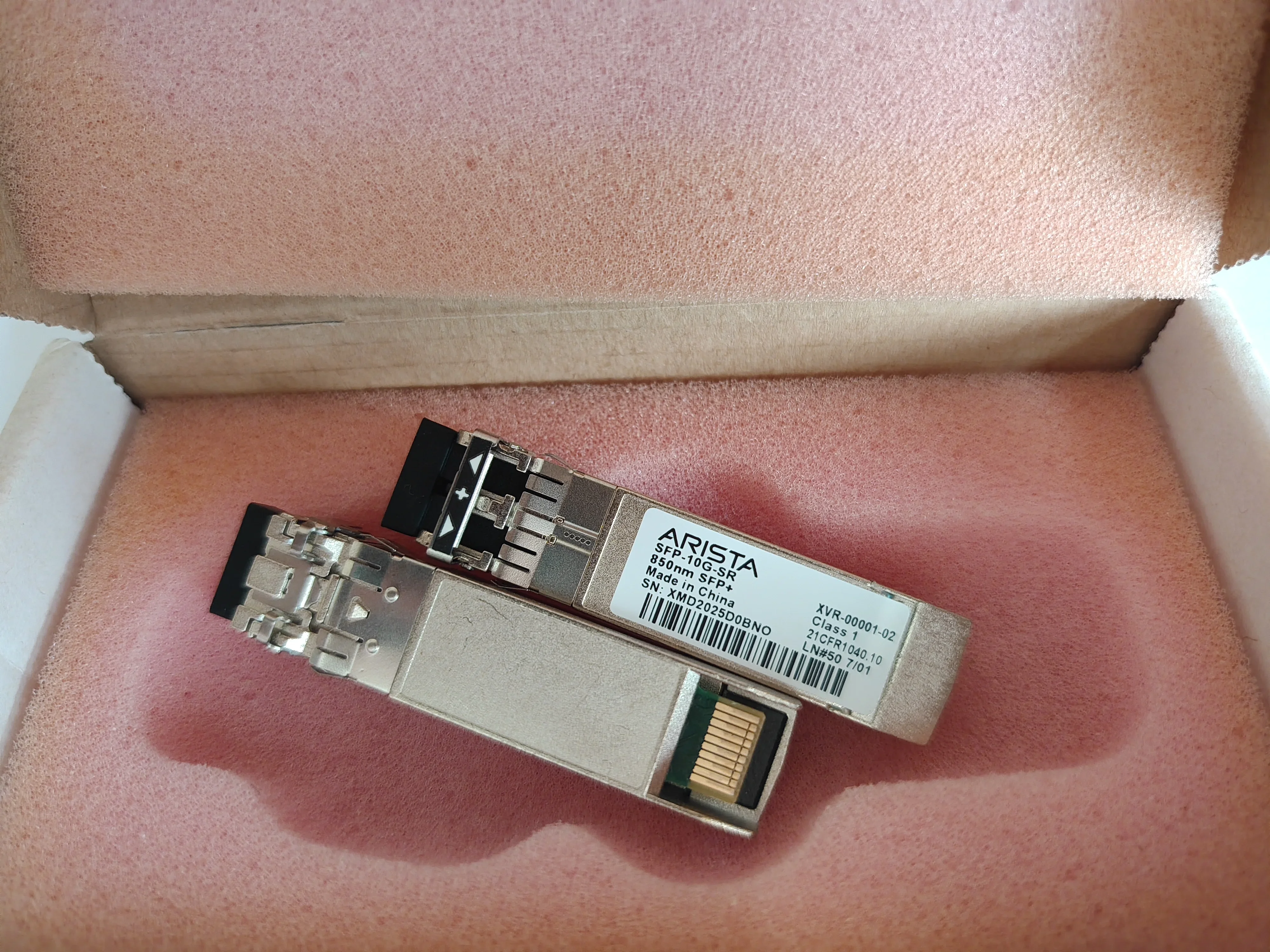 Модуль arista 10 гб sfp/xvr-00001-02/sfp-10g-sr/оптический