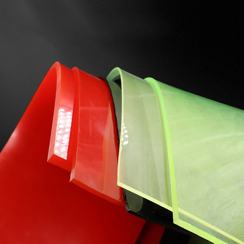 Черный эластичный резиновый лист из полиэстера - Фотография_2