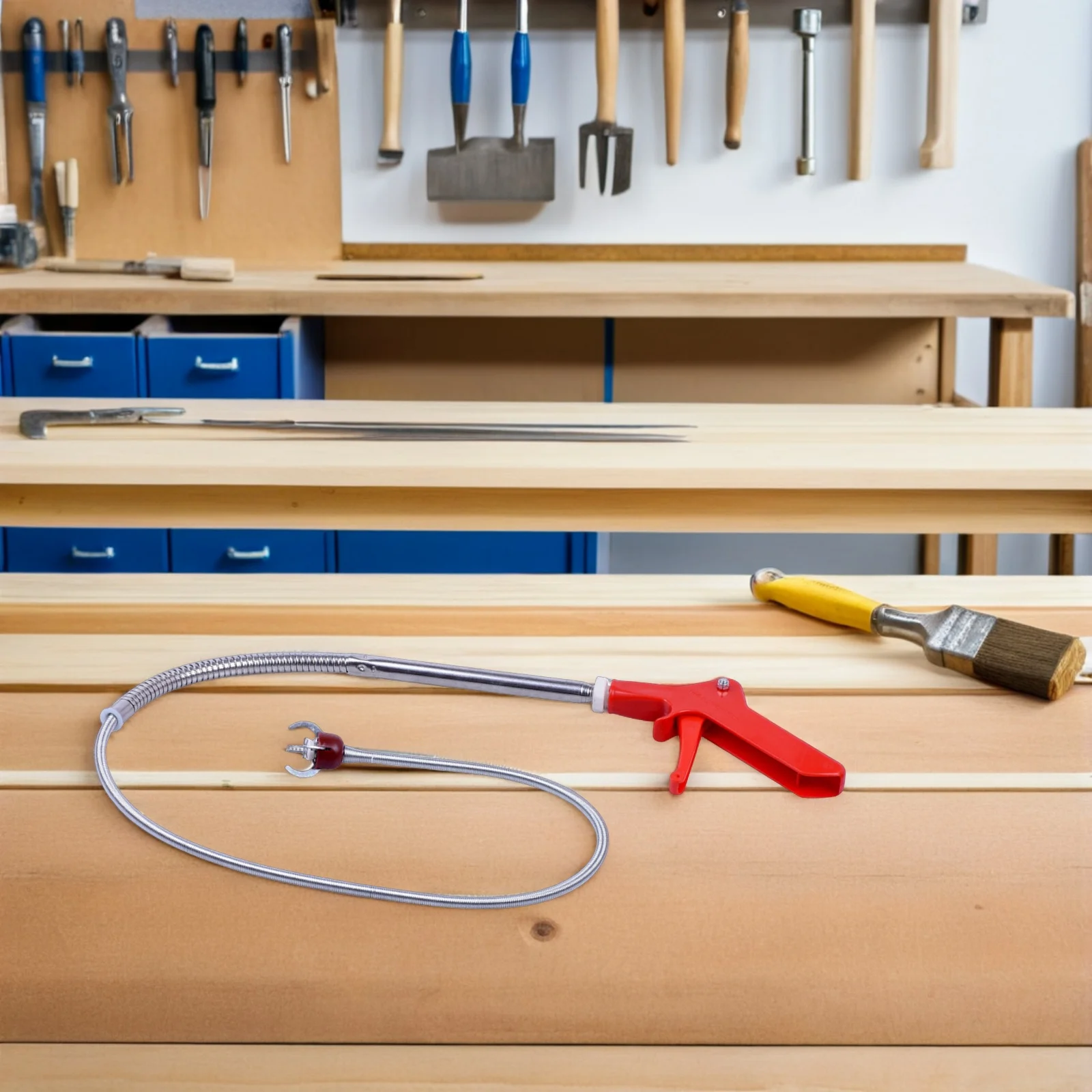 Туалетная змея, 51-дюймовый инструмент для выемки - Фотография_5