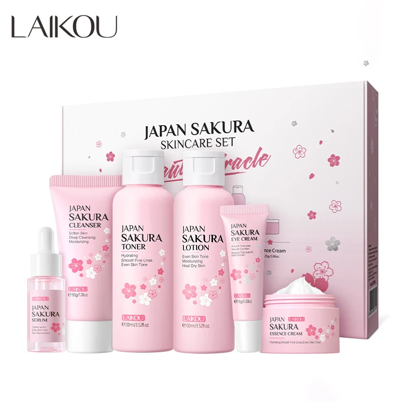 Laikou sakura наборы для ухода за кожей средство для очистки лица