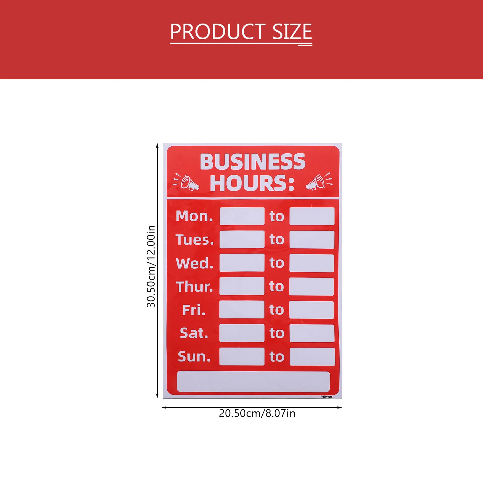 Знаки открытия, клейкие перезаписываемые наклейки для деловых часов - Фотография_2