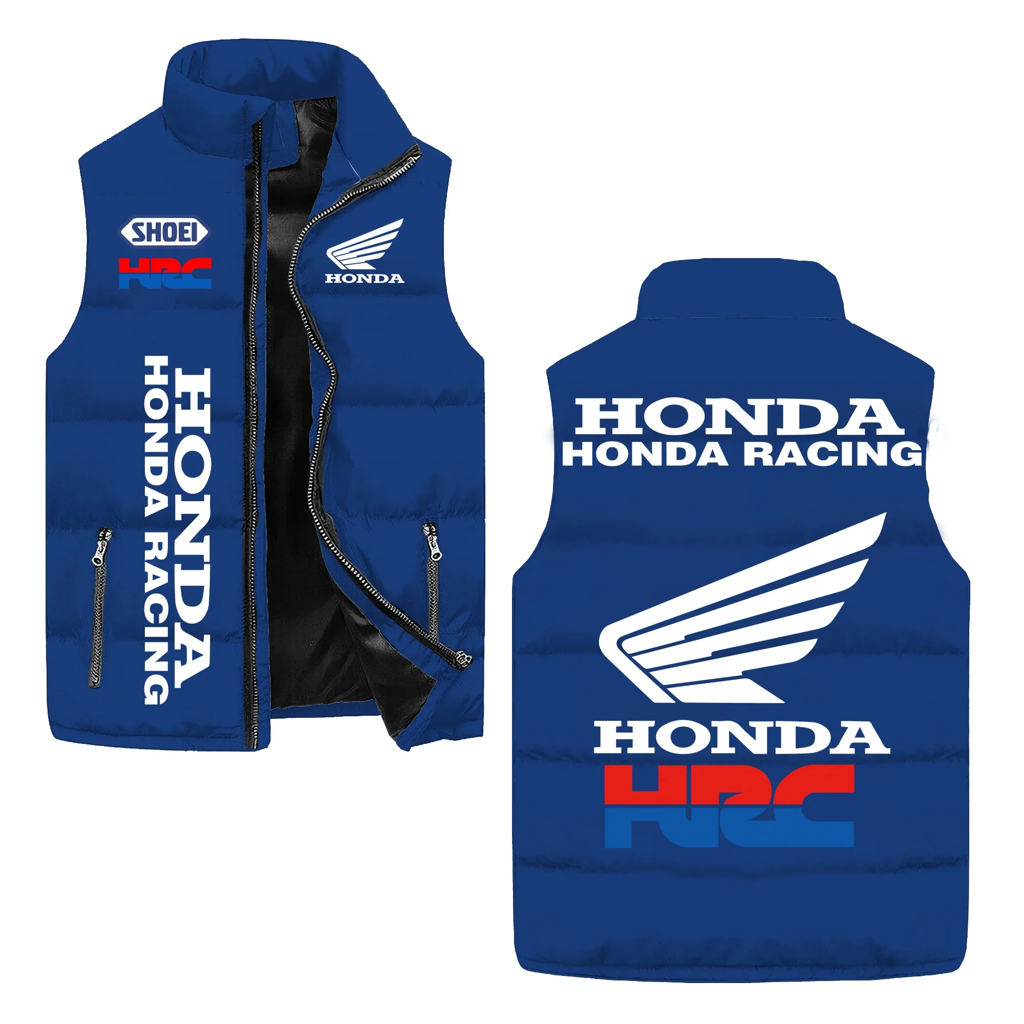 Мужские и женские топы с принтом логотипа honda и куртки без рукавов