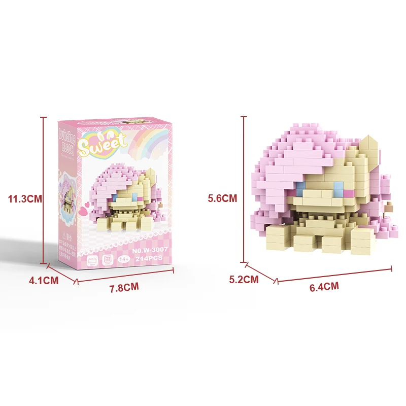 Строительные блоки my little pony lega equestria girls - Фотография_3