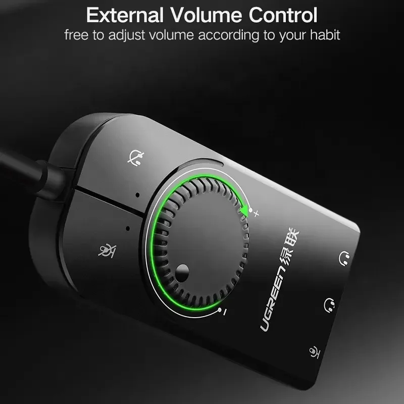 Звуковая карта ugreen usb внешняя - Фотография_2