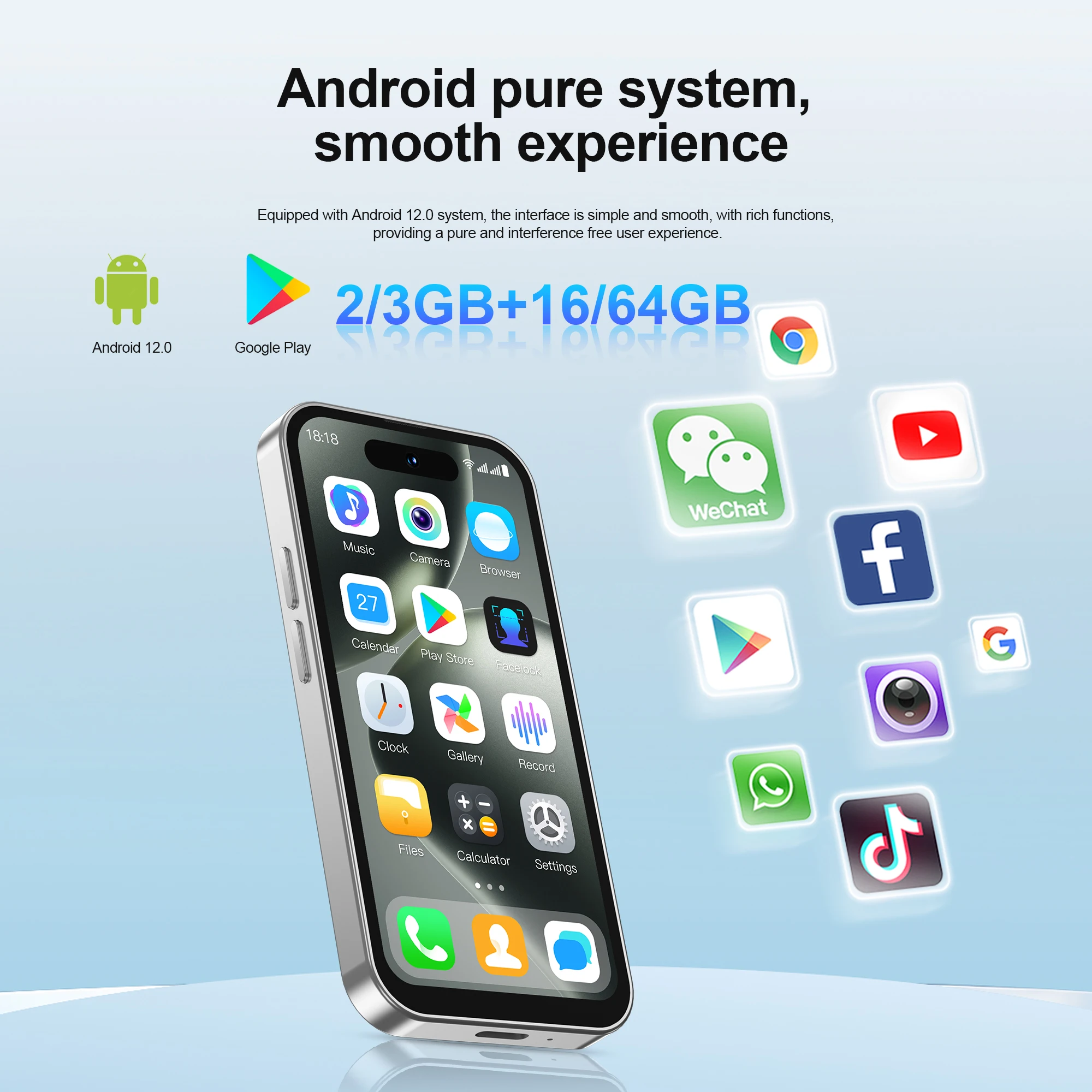 Servo s16 mini 4g lte маленький смартфон android 12 - Фотография_6