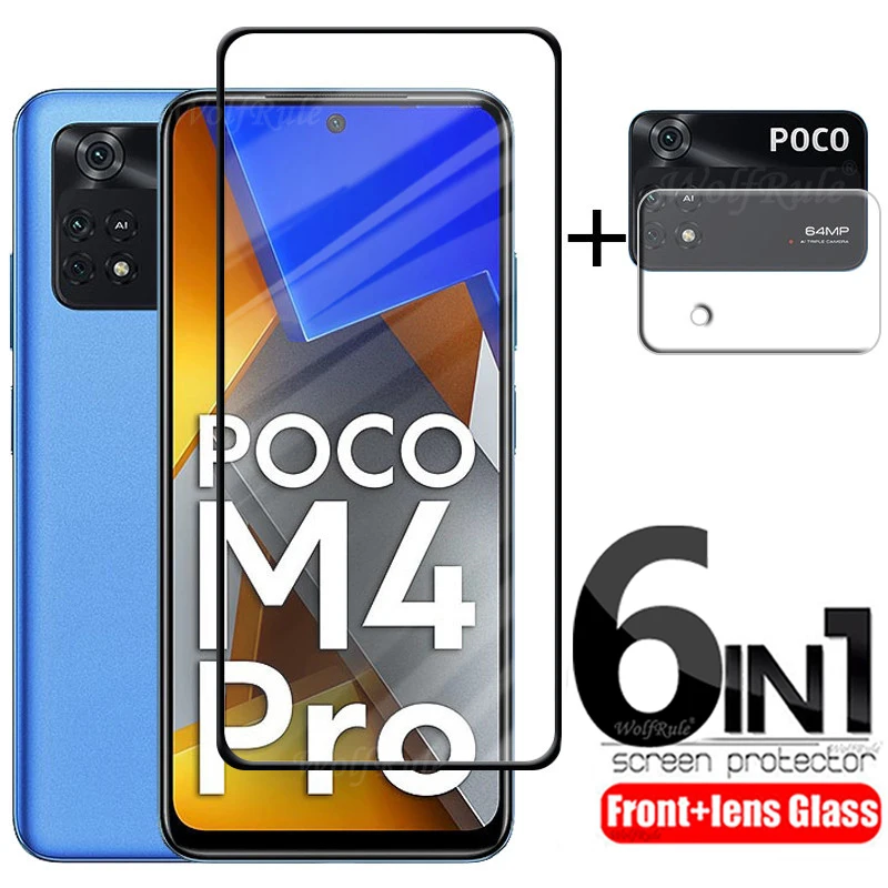 6-в-1 для poco m4 pro 4g стекло