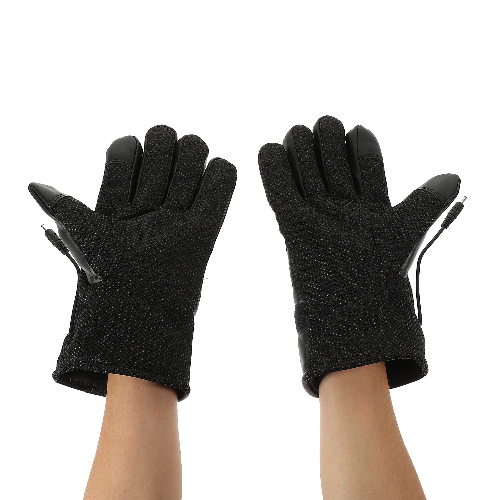 1 пара зимних перчаток с электрическим подогревом для езды на мотоцикле - Фотография_4