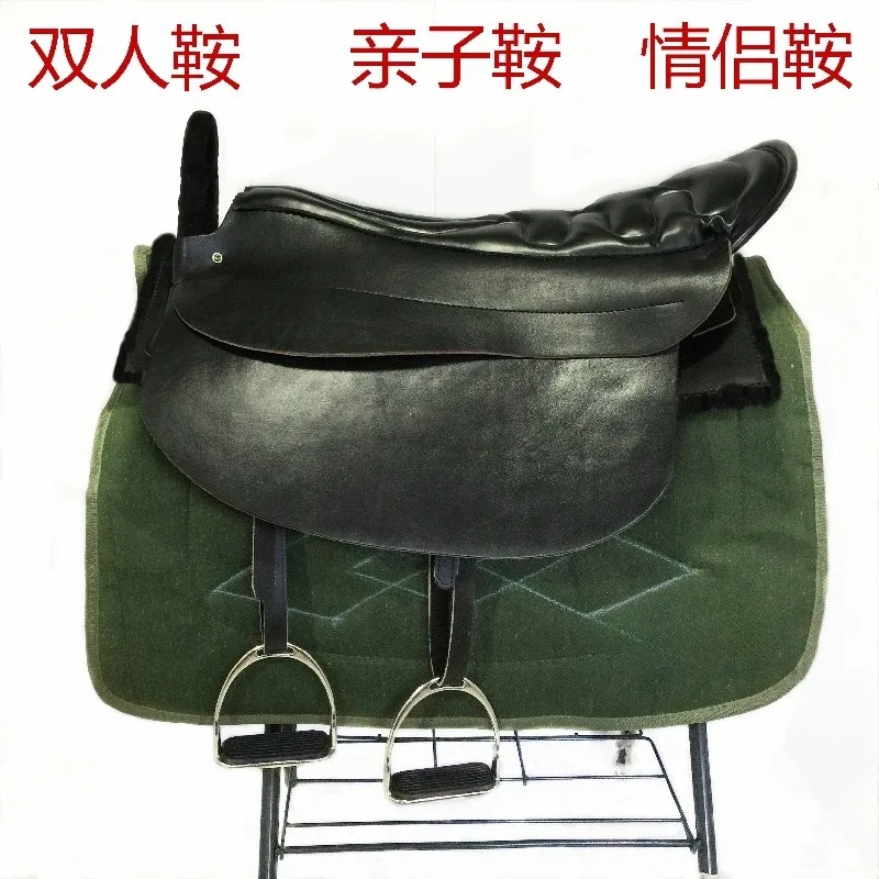 Седло, полный комплект аксессуаров из чистой воловьей кожи - Фотография_5