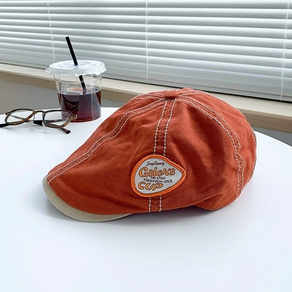 Повседневная винтажная плоская кепка газетчика y2k в японском стиле - Фотография_5