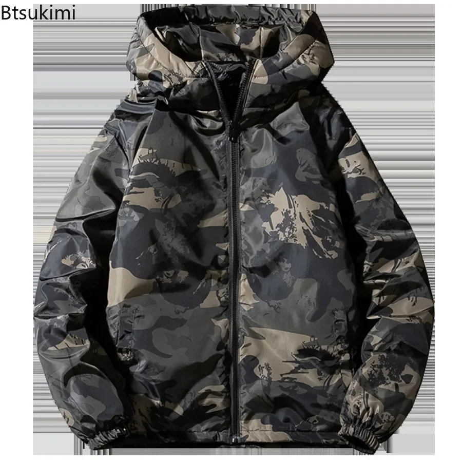 Мужская камуфляжная куртка-парка - Фотография_4