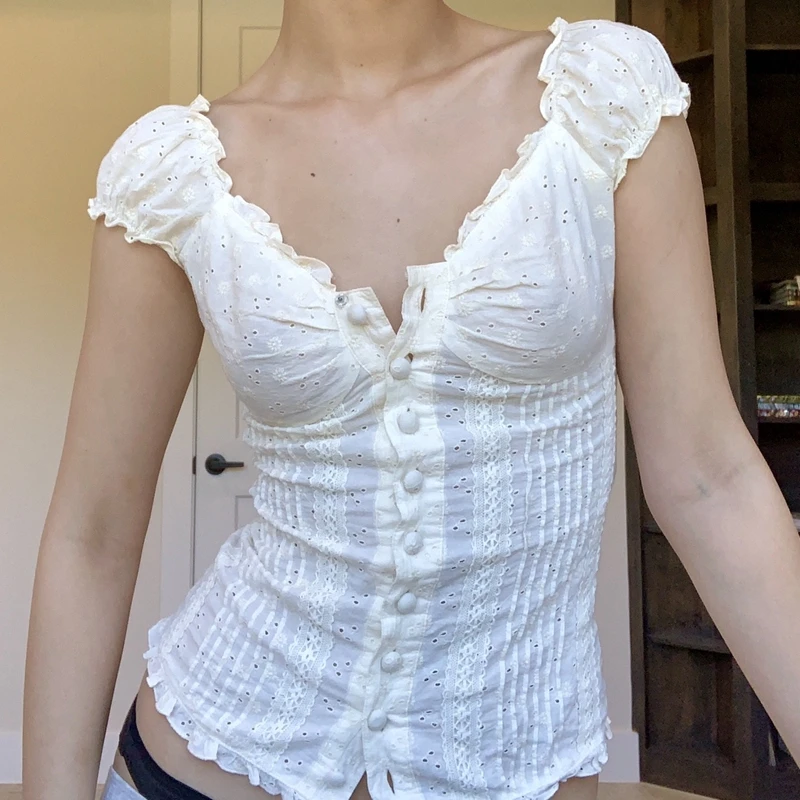 Женские рубашки y2k fairy grunge - Фотография_3