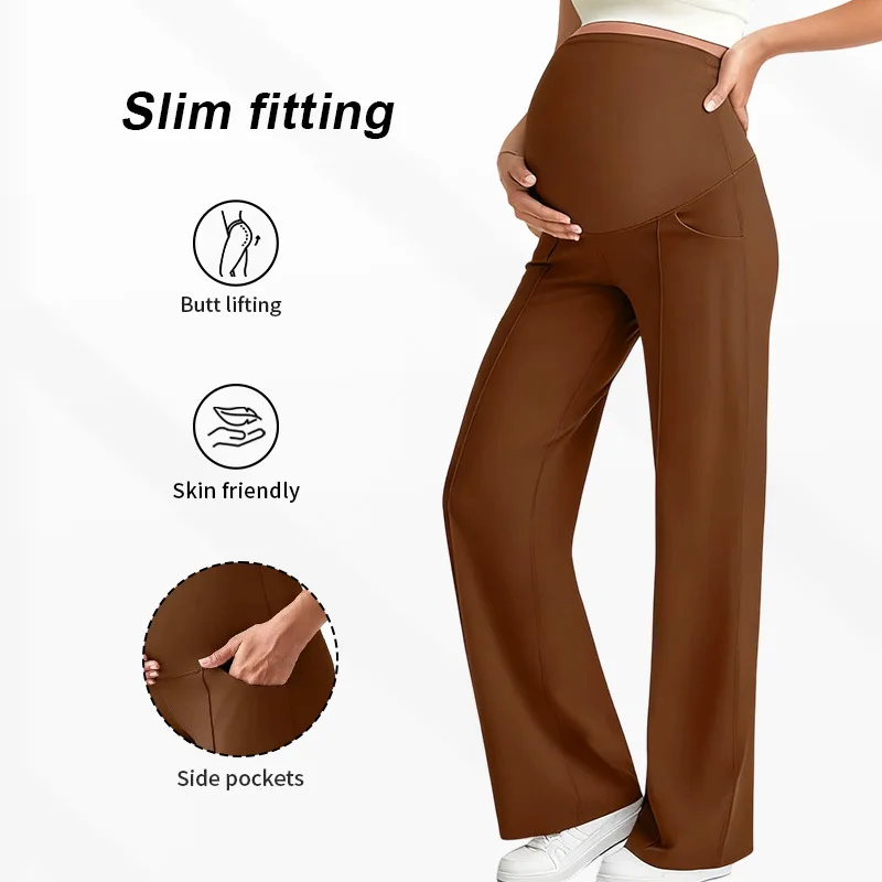 Прямые брюки для беременных больших размеров - Фотография_5