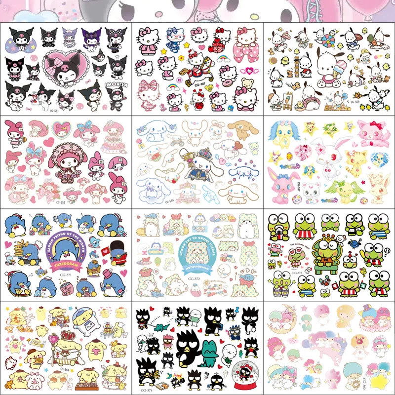 Sanrio hello kitty cat татуировка - Фотография_3