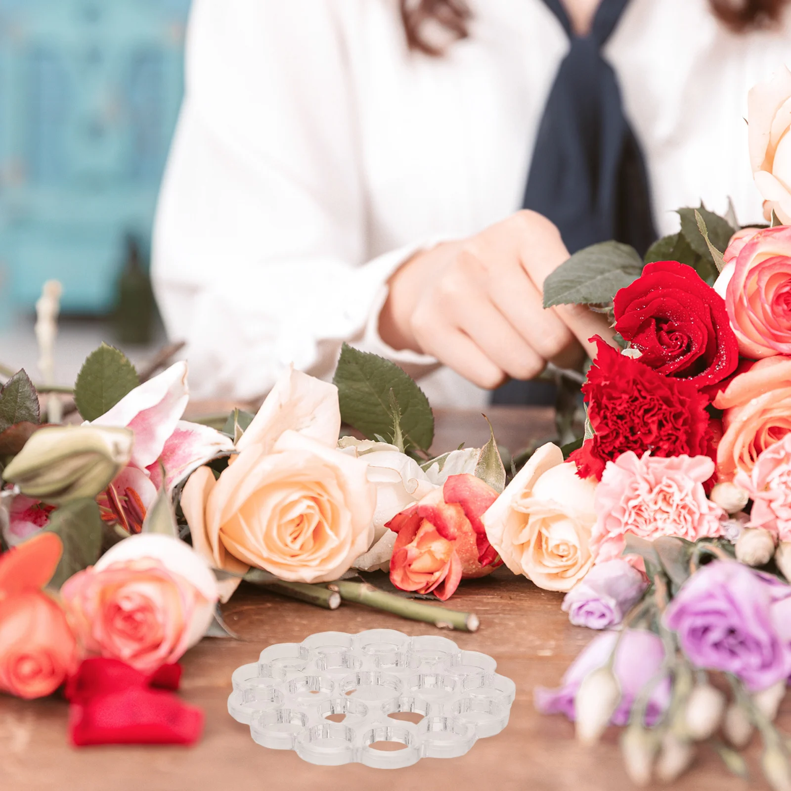 Спиральный держатель для стебля икебаны - Фотография_5