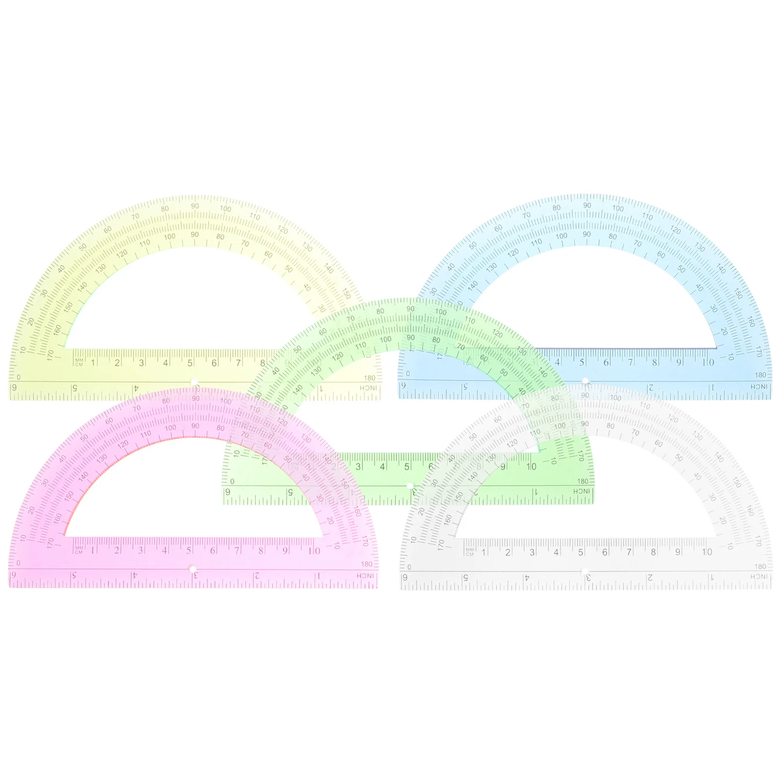 Набор математических транспортиров - Фотография_2