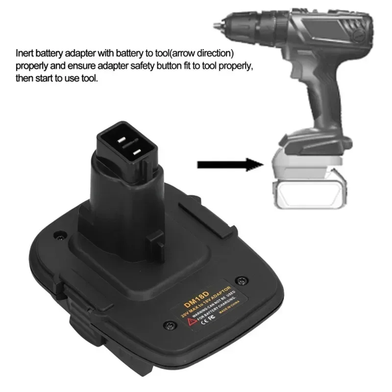 Адаптер dm18d, совместимый с ni-cd/ni-mh электроинструментами dewalt 18 в - Фотография_3