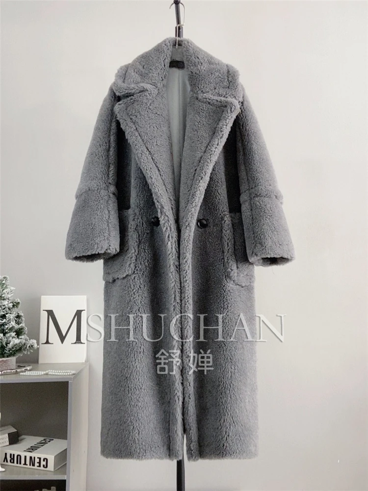 Teddy 71,9% шерстяное пальто женское - Фотография_3