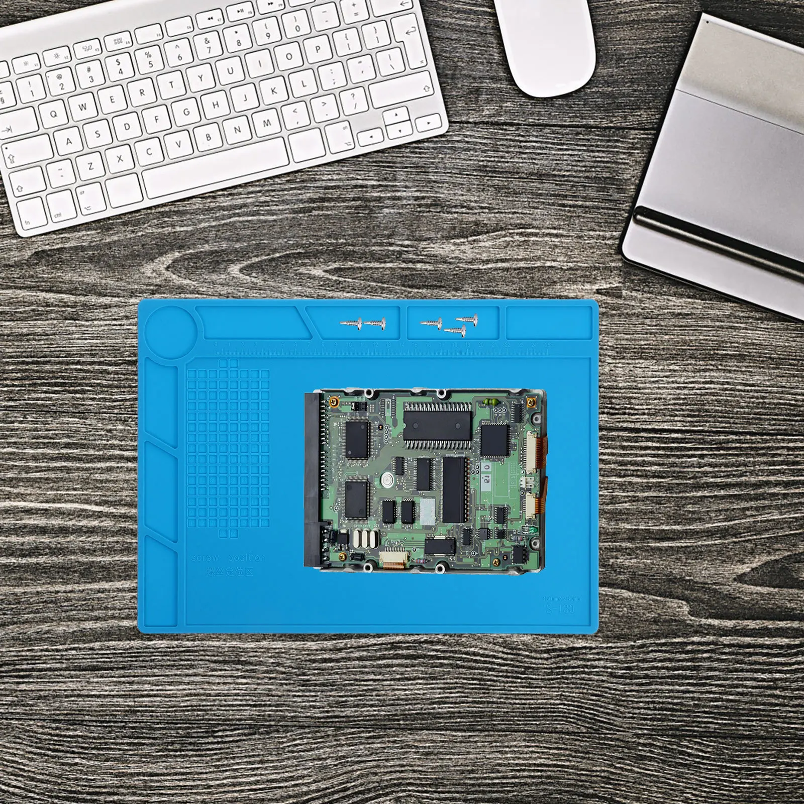 1 комплект, силиконовый паяльный коврик