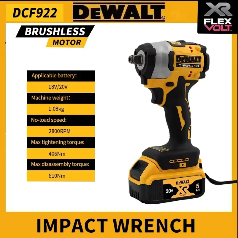 Беспроводной ударный гайковерт dewalt dcf922 - Фотография_2