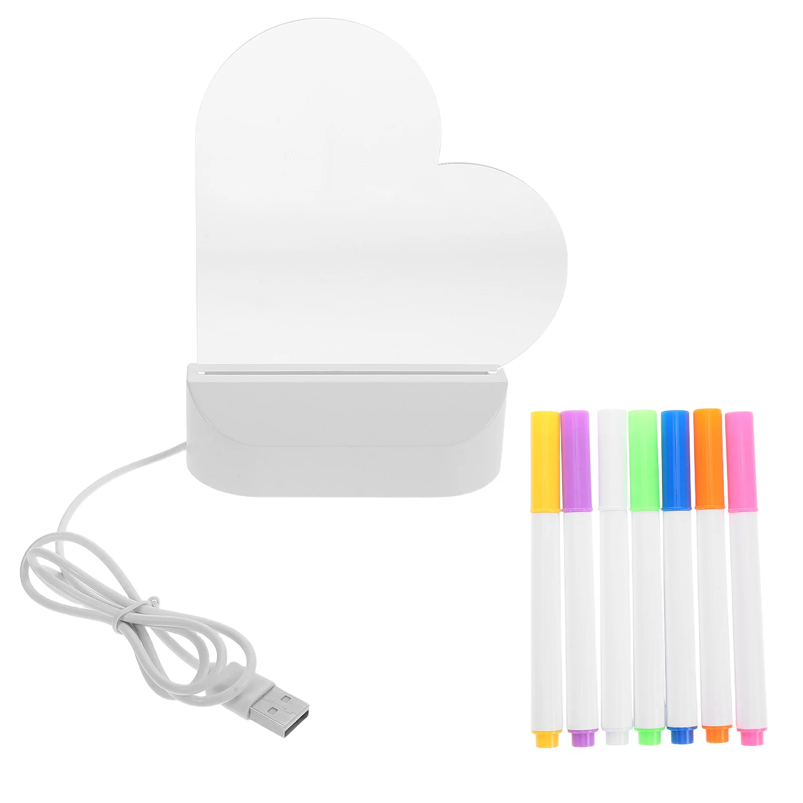 1 комплект, светодиодная акриловая светящаяся доска для письма - Фотография_6