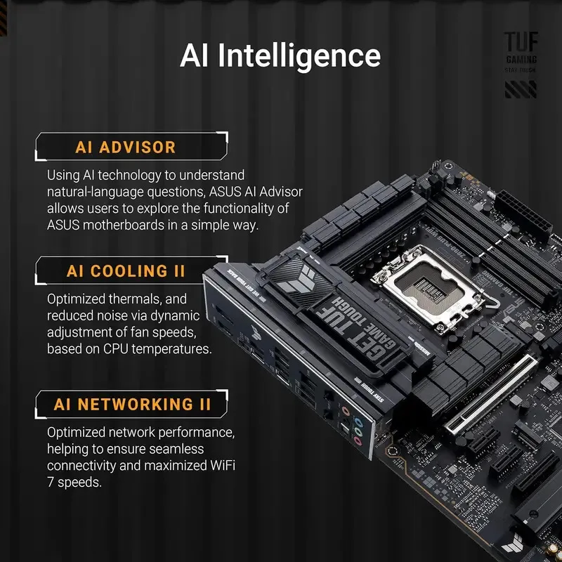 Tuf gaming z890-plus wifi intel core ultra series 2 - Фотография_5