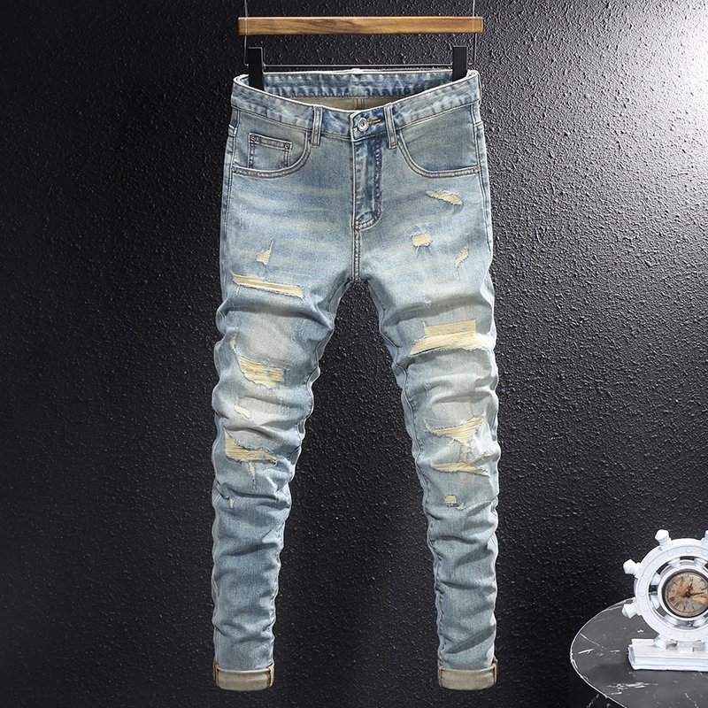 Итальянские модные новые джинсы с вышивкой