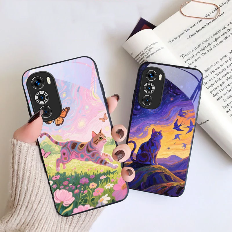 Кот на волнах для motorola moto - Фотография_2