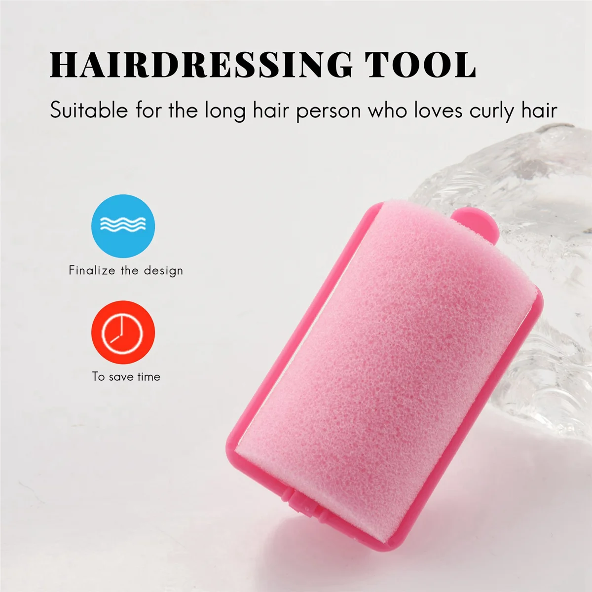 Темно-розовые волосы для укладки - Фотография_3