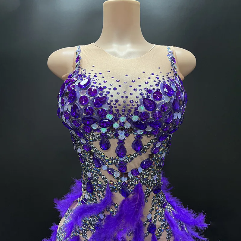 Фиолетовое платье aura ball - Фотография_3