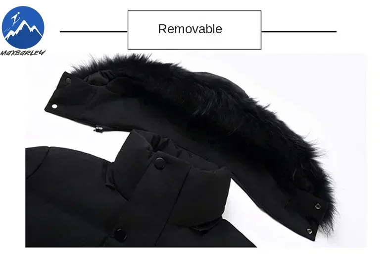 Роскошный длинный пуховик - Фотография_3