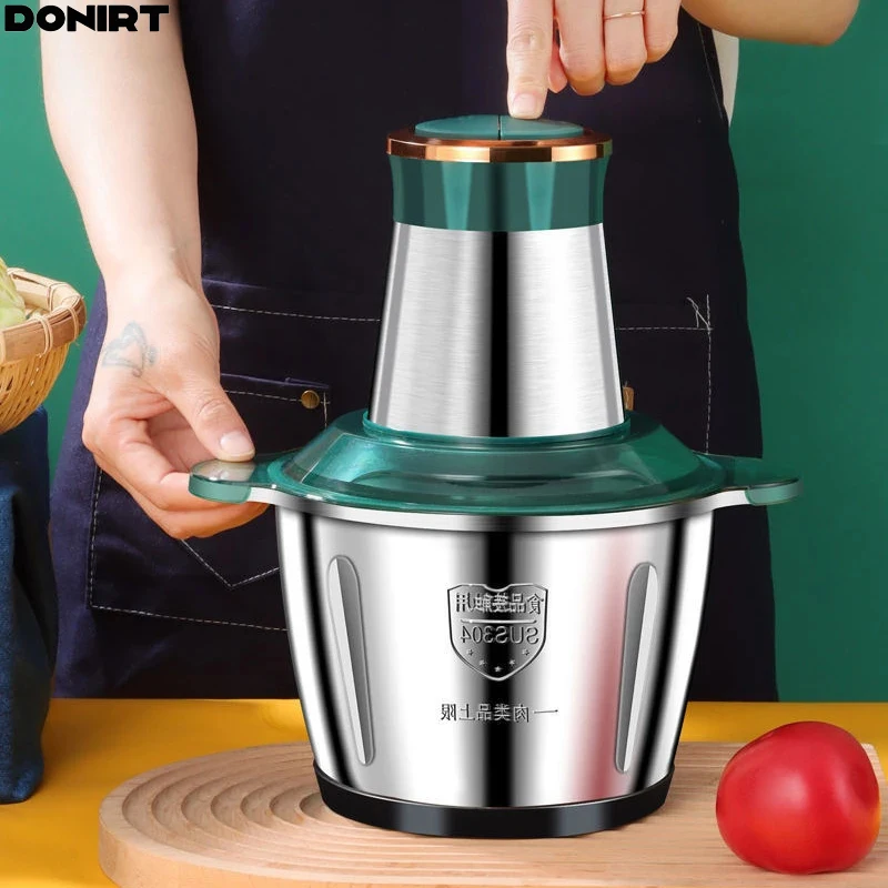 Электрическая мясорубка из нержавеющей