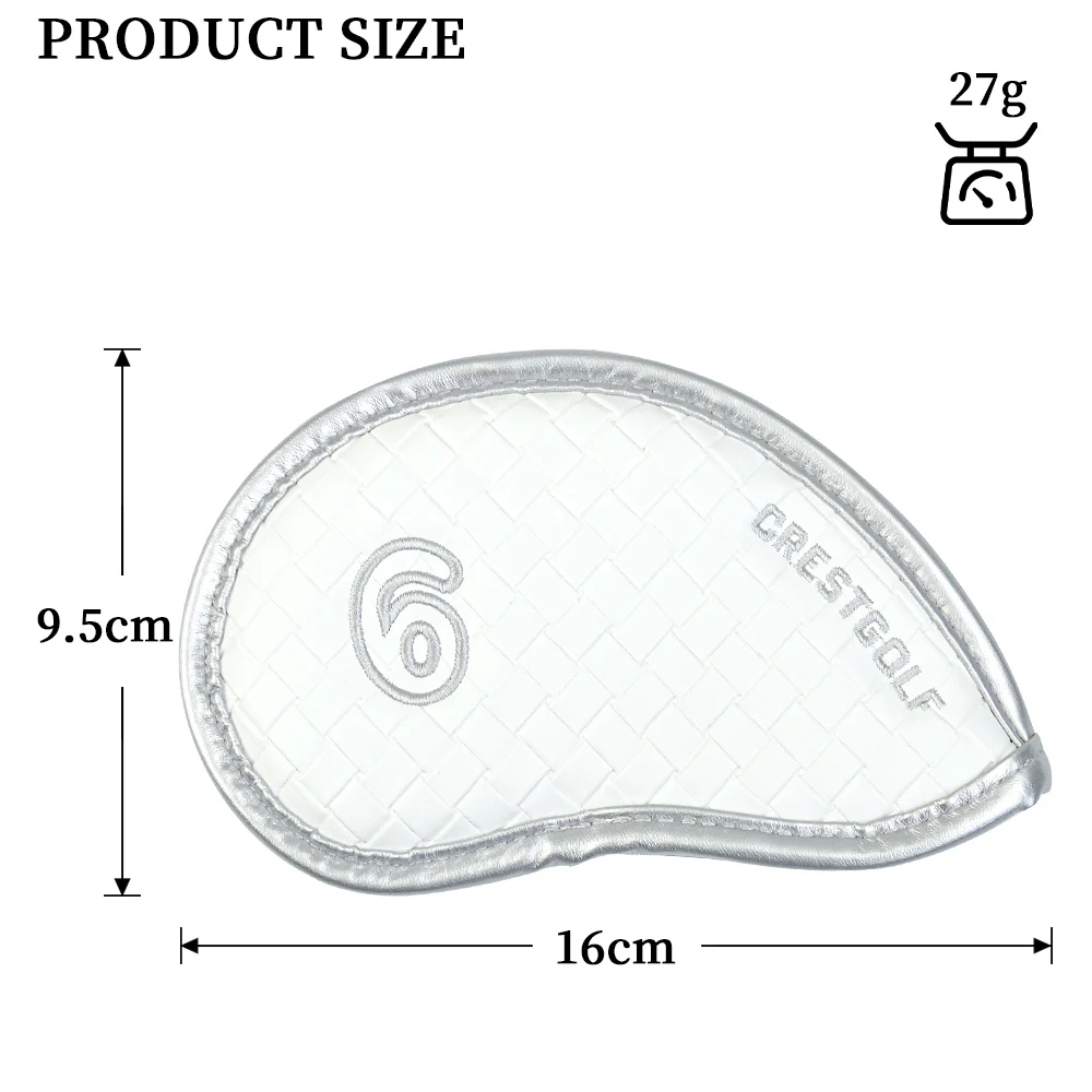Чехлы на голову для гольфа с крутой тканой текстурой - Фотография_2