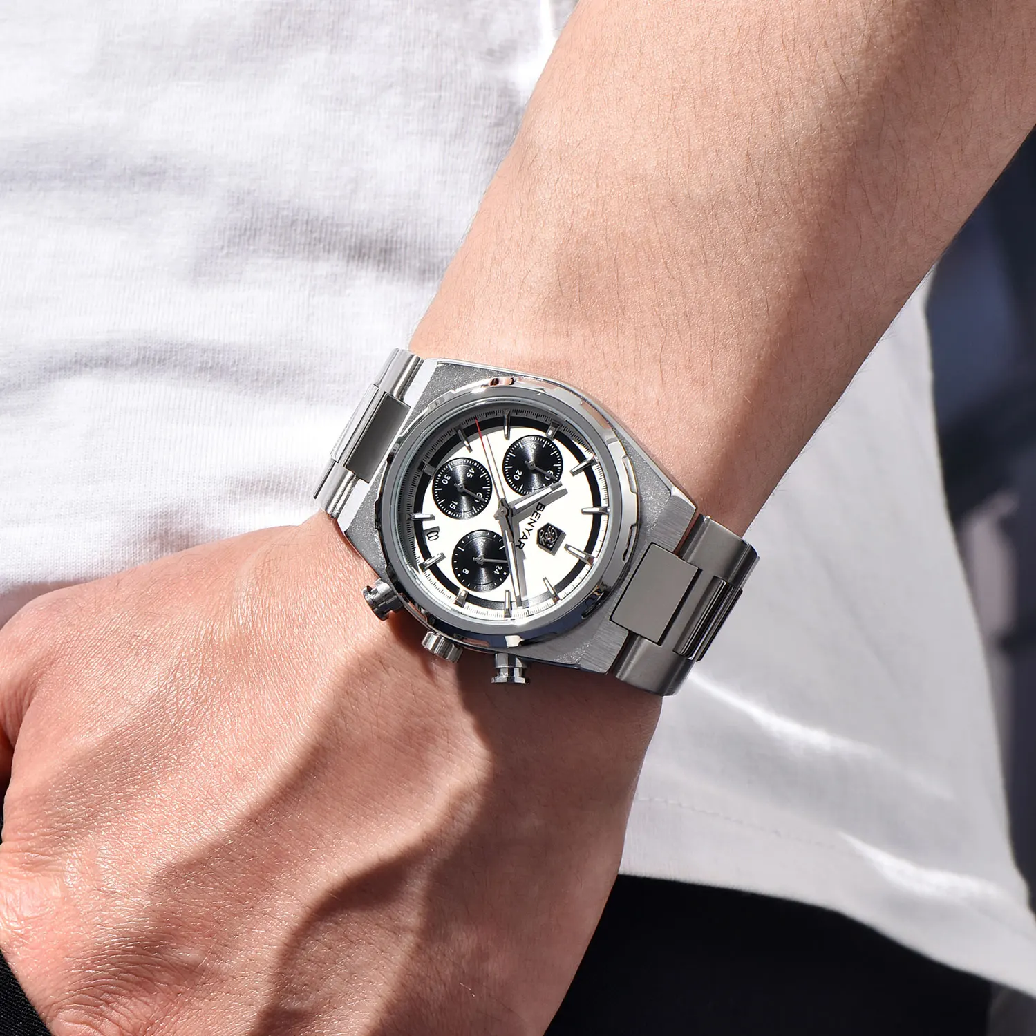 Новые часы, мужские роскошные брендовые хронографы - Фотография_3