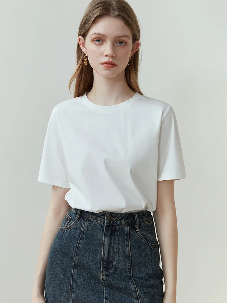 Женская футболка с коротким рукавом и круглым вырезом - Фотография_2