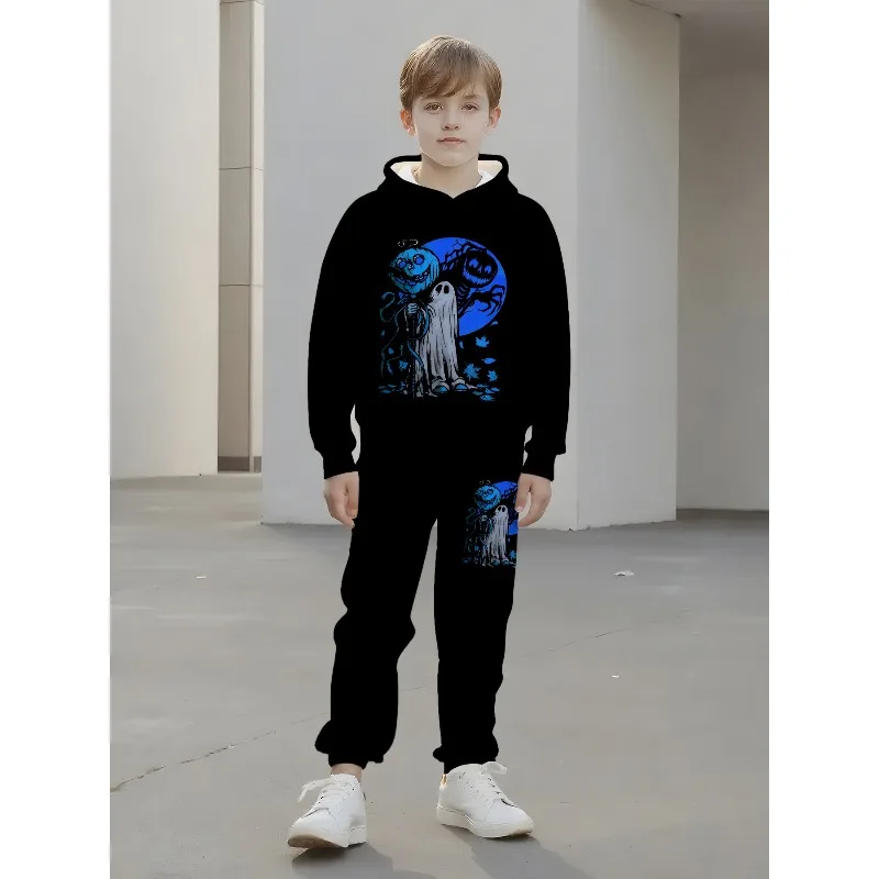 Толстовка с 3d цифровым принтом и спортивные брюки - Фотография_6