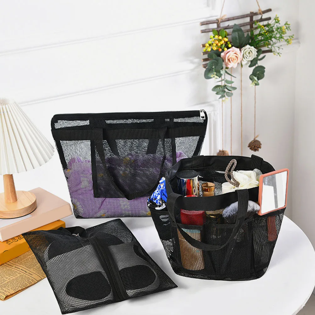Сетчатые сумки, многофункциональная портативная косметичка - Фотография_6