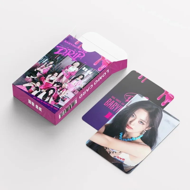 Kpop babymonster ломо-карта и наклейки - Фотография_5