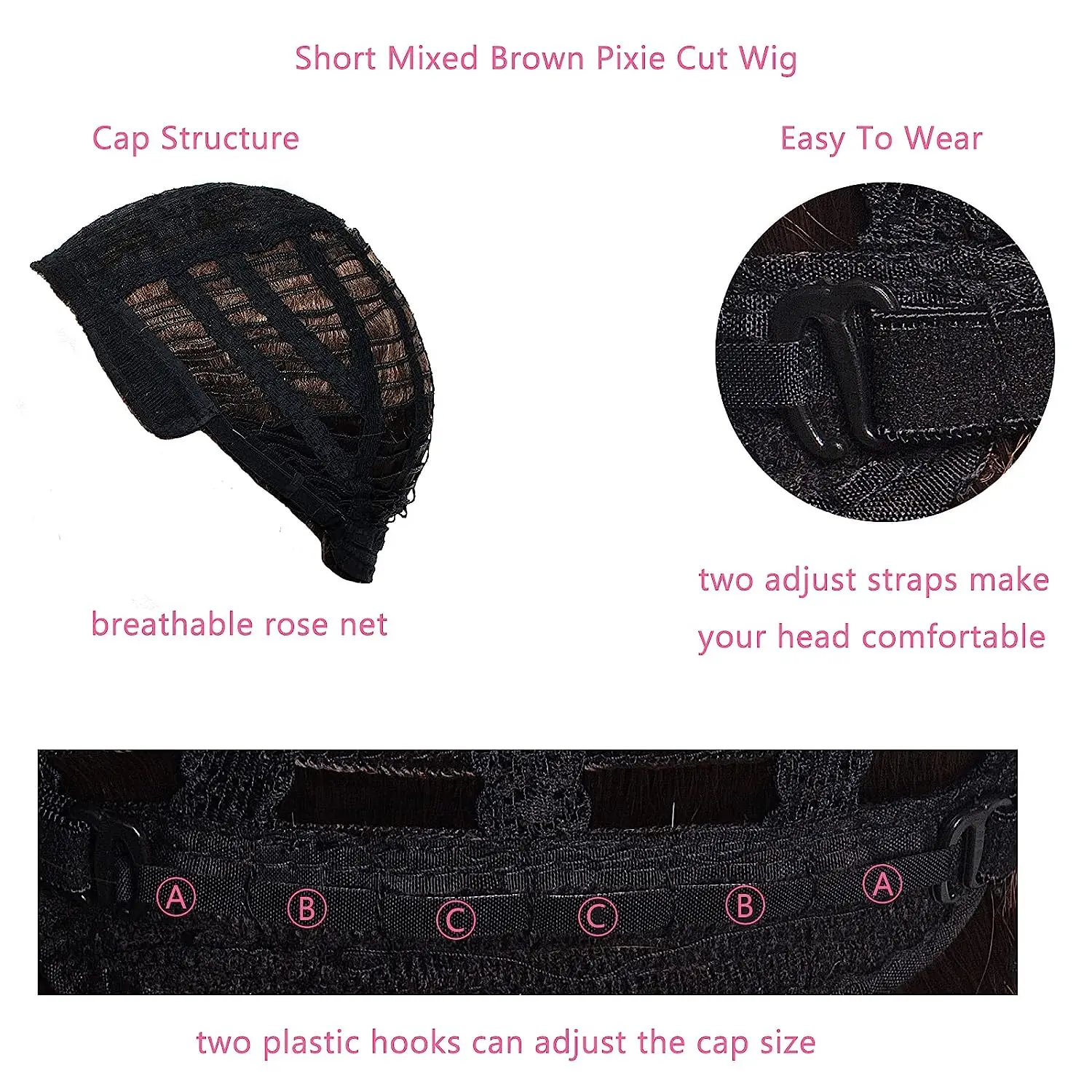 Коричневые короткие для белых женщин - Фотография_3