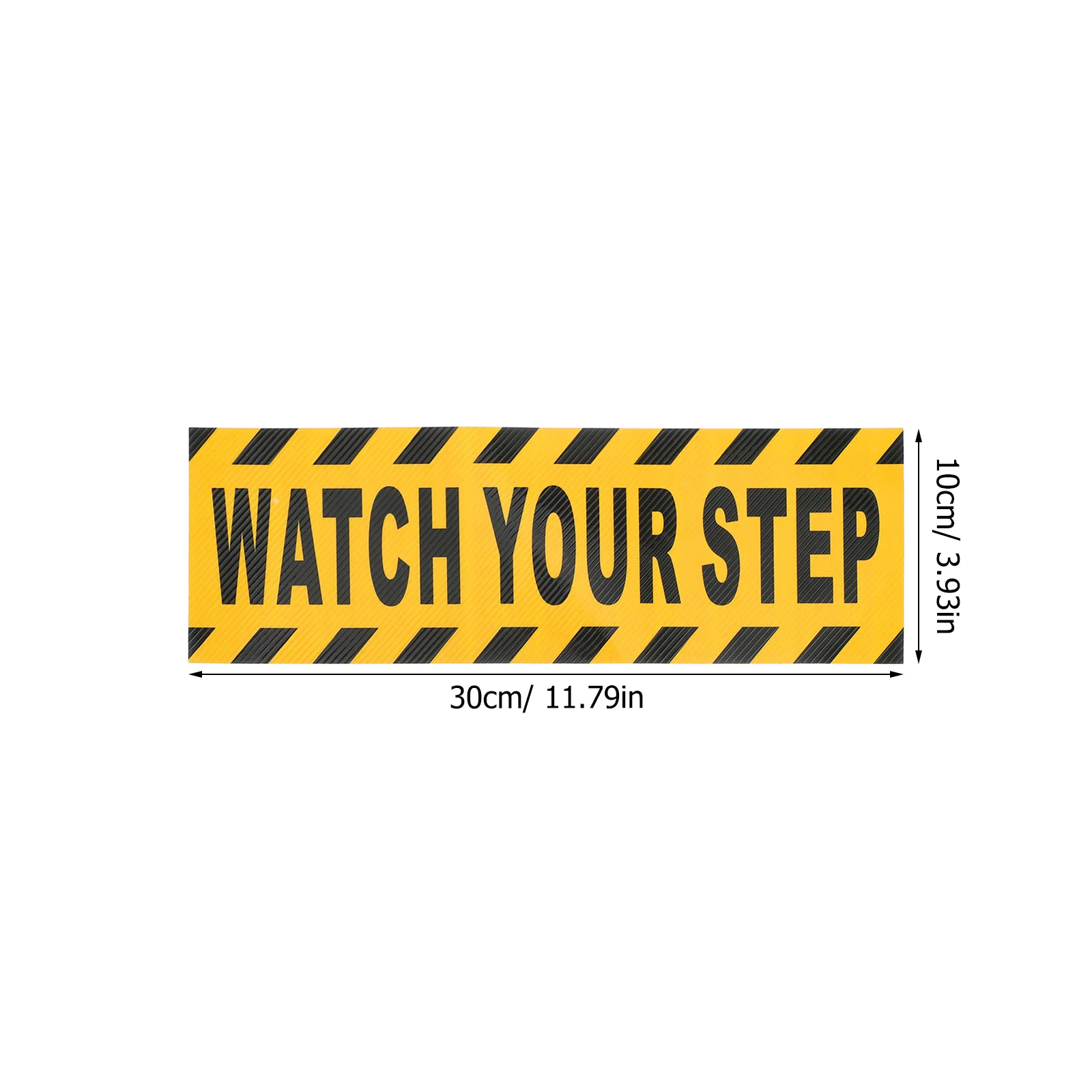 Черные, желтые противоскользящие наклейки на пол - Фотография_3