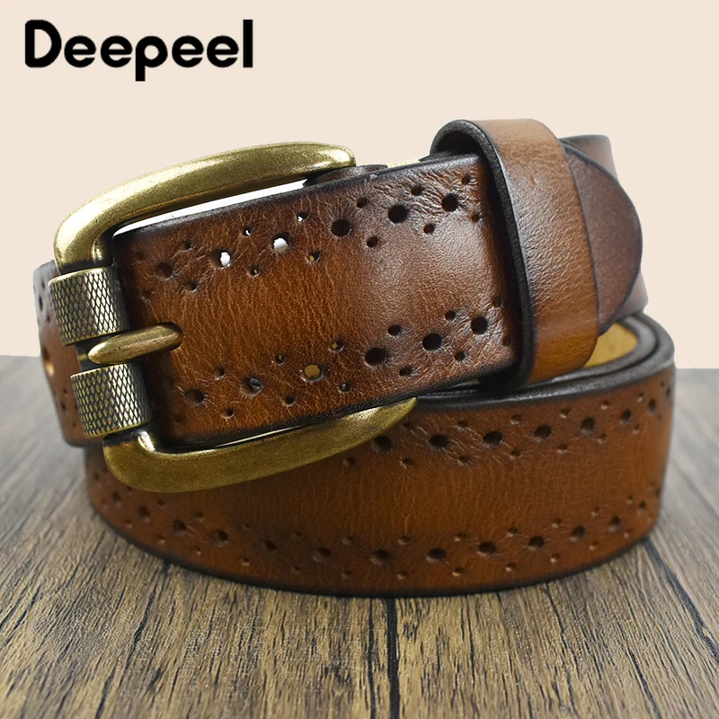 Deepeel, новый ремень из натуральной кожи шириной 105-125 см
