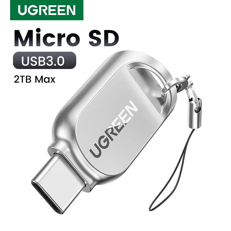 Ugreen кардридер usb-c micro sd