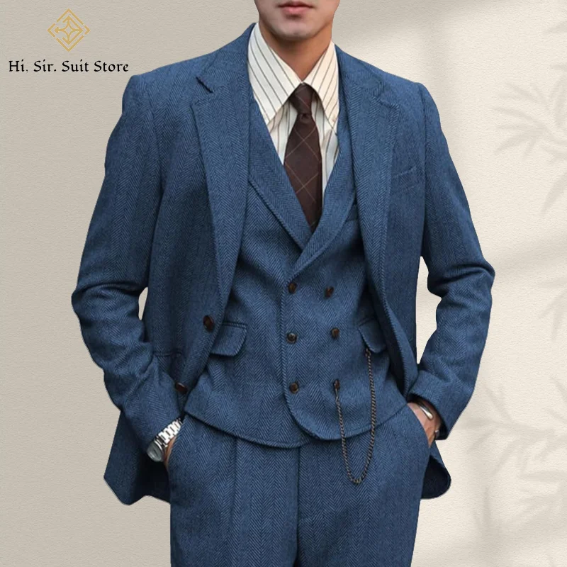 Лидер продаж, мужской костюм-тройка - Фотография_4