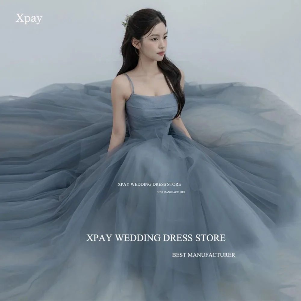 Xpay dusty blue корейские вечерние