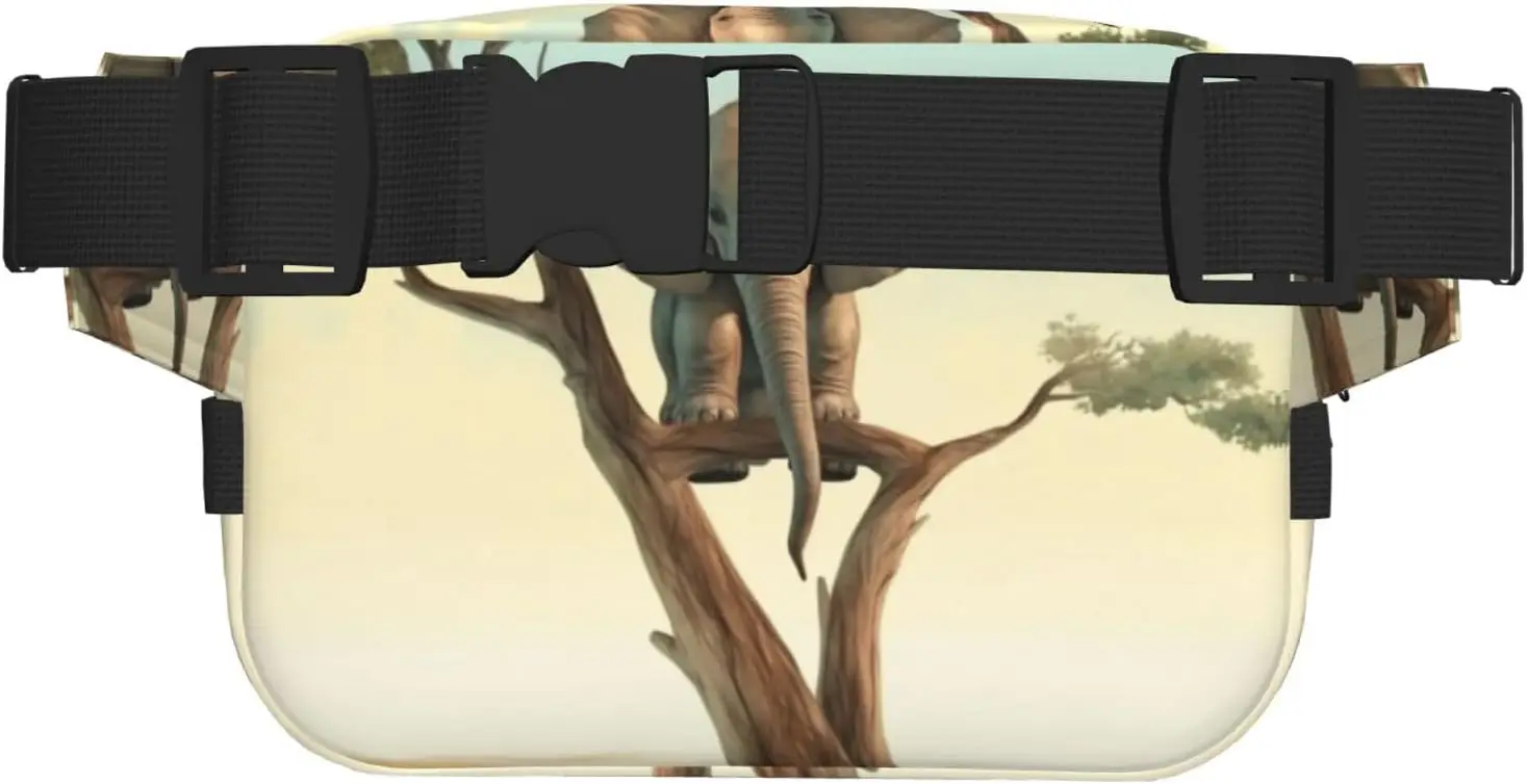 Поясные сумки «маленький слоненок на дереве» для мужчин и женщин - Фотография_3