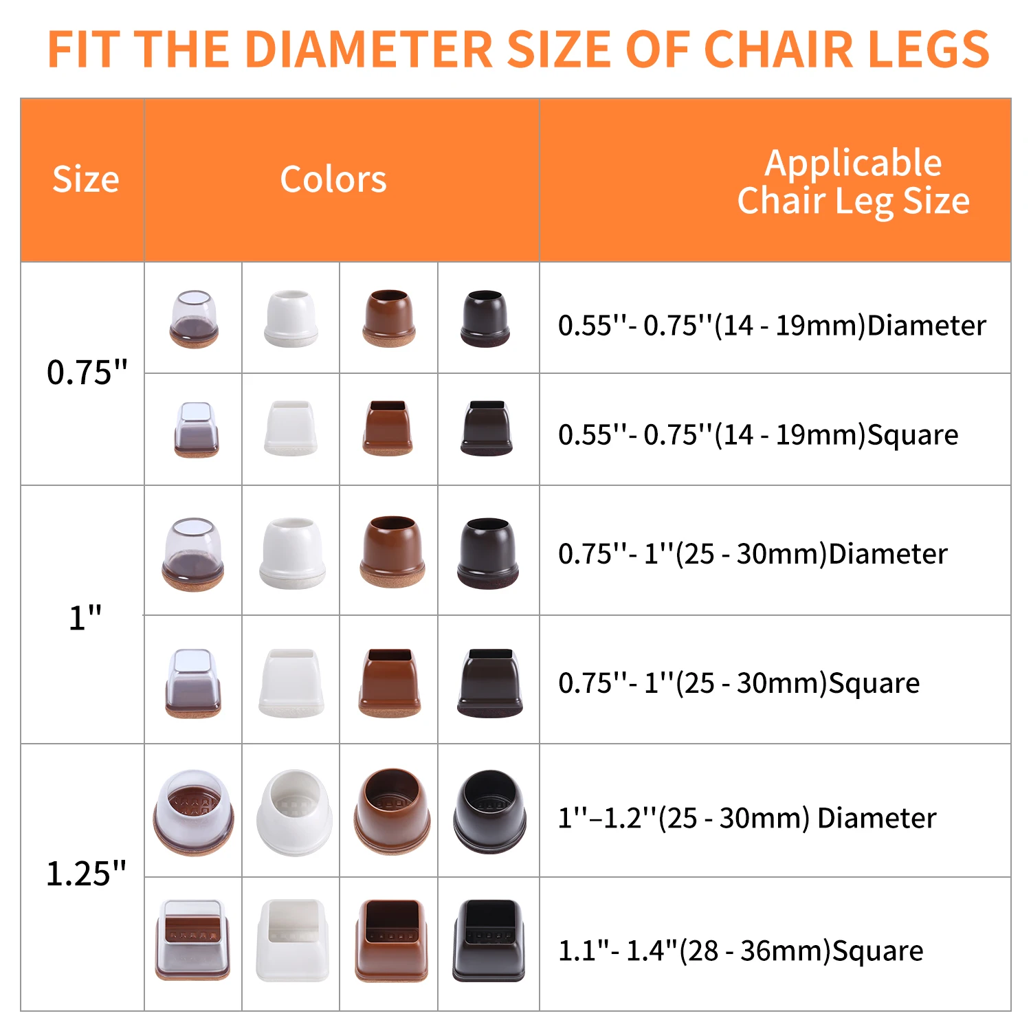 Улучшенные чехлы на ножки стула - Фотография_6