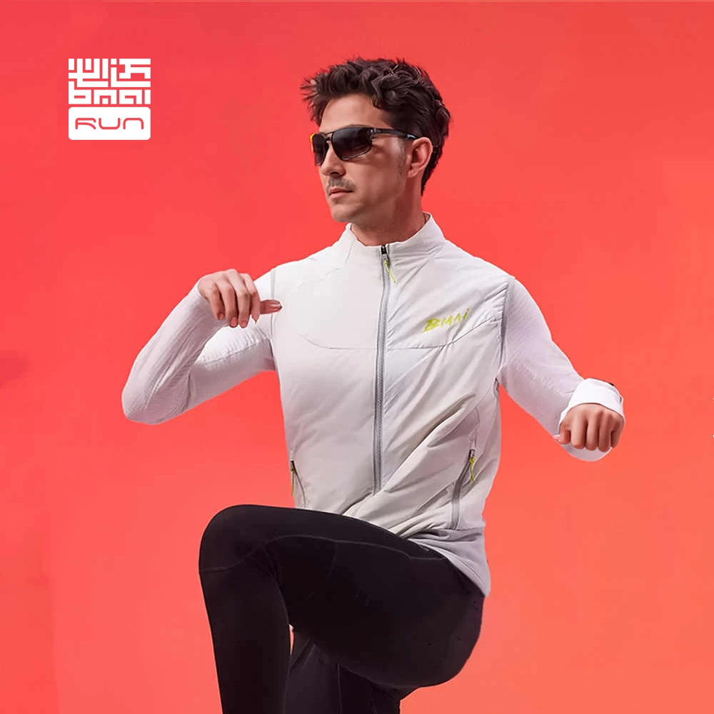 Bmai зимний марафонский спортивный жилет для бега