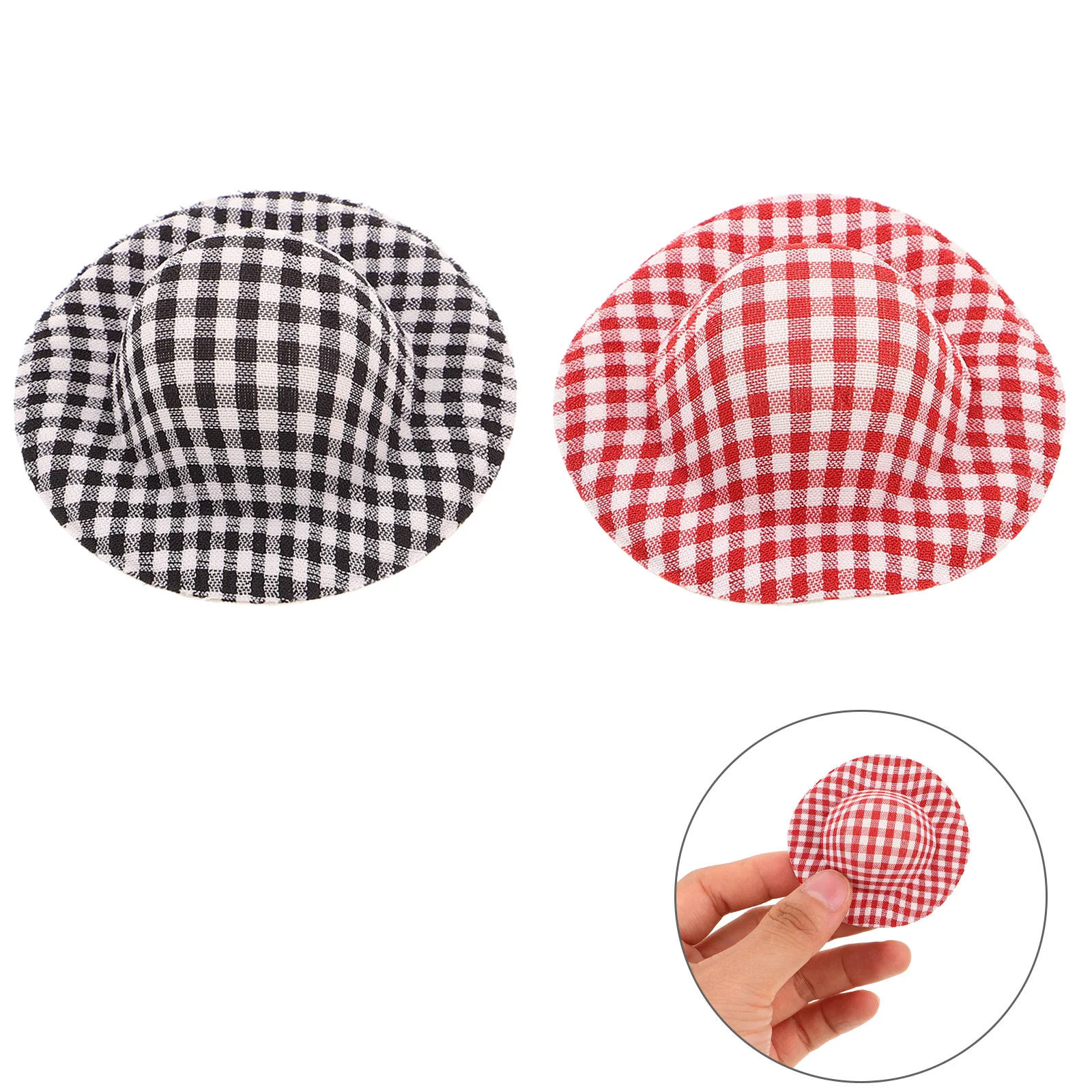 Мини-клетчатые шапки - Фотография_4