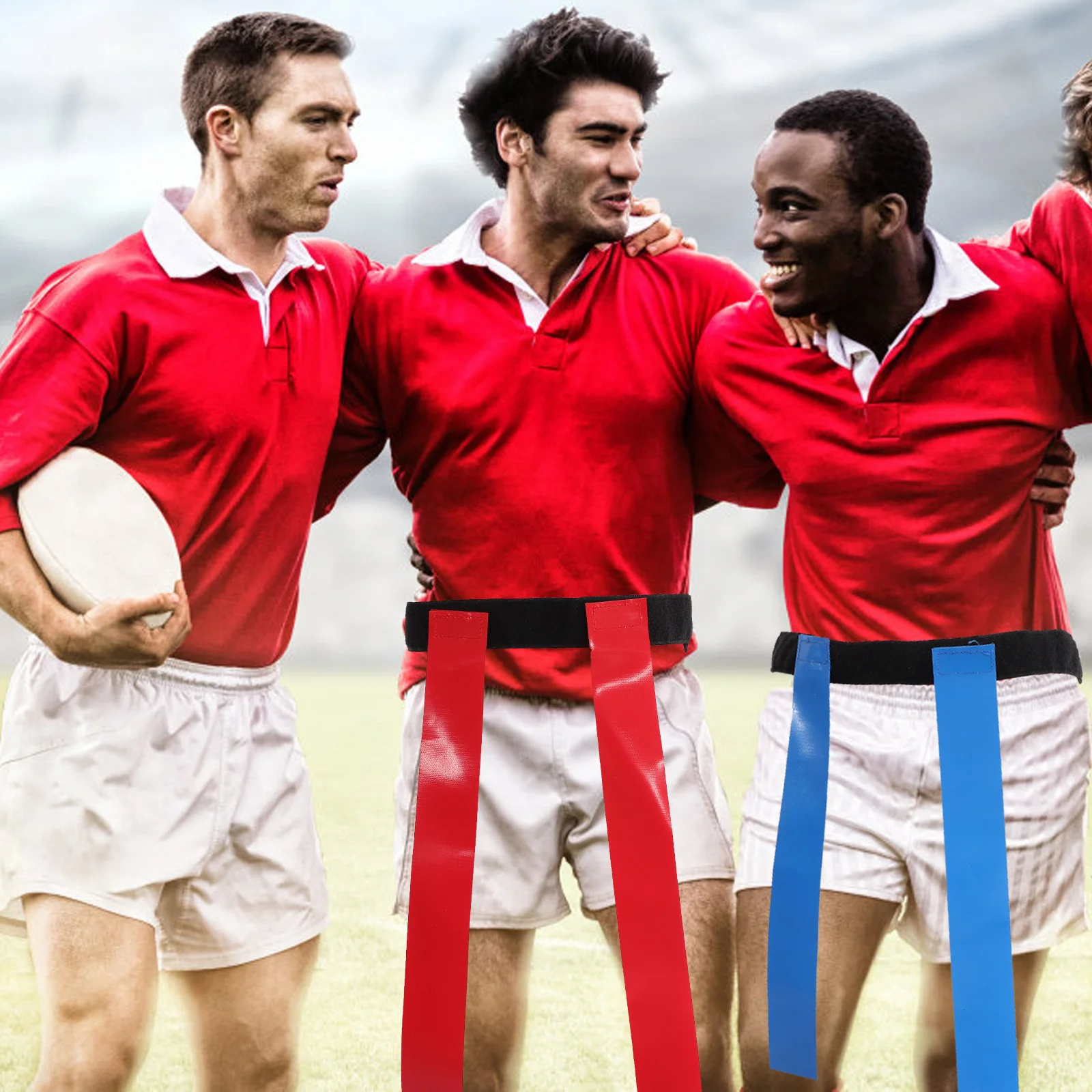 2 комплекта детских футбольных поясных флагов