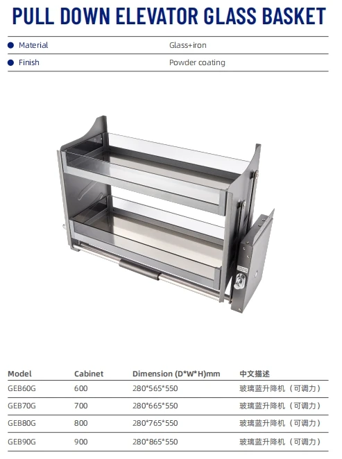Стеклянный лифт-органайзер для еды - Фотография_4