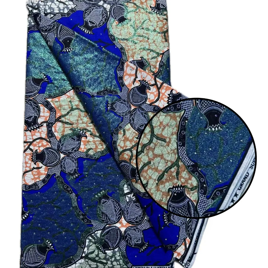 Хлопковая африканская золотая с каменным воском